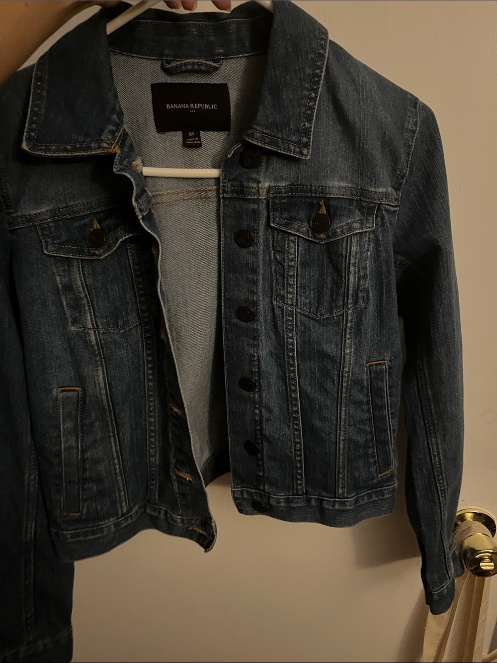 Banana Republic Indigo Blue Denim Jacket Small